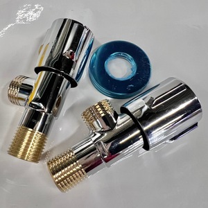 Robinet d'angle 1/2 pouce en cuivre pur épaissi pour chauffe-eau, interrupteur de coupure d'eau chaude et froide - Product Image 3