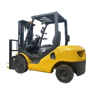 Chariot élévateur diesel Komatsu 17e génération 3 tonnes en option double siège à suspension Wide Vision Top Choice pour le matériel de construction d'occasion - Product Image 1