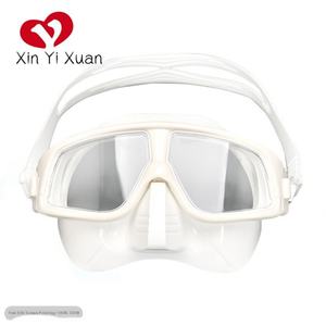 Lunettes de natation et masque de plongée pour adultes, grande monture, anti-buée, lentille en PC sur ordonnance, silicone pour la natation, la plongée et la plongée en apnée - Product Image 2