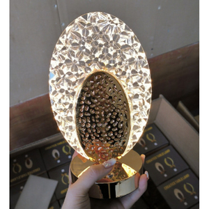 Star and Moon LED Table Lamp Crystal Shade <b>Touch</b> Control Dimmable Warm White <b>Light</b> for Bedroom Decor - Product Image 4