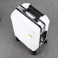 Maleta de Viaje con Ruedas Giratorias, Unisex, de Neopreno, con Gran Capacidad, Interfaz USB, Protección con Contraseña, Reforzada