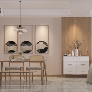 خزائن خشبية مستوحاة من الطراز الياباني بمقاسات مخصصة، حلول للمنزل بأكمله، أثاث غرفة معيشة بسيط وعملي - Product Image 5