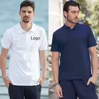 Voorraad Hombres Camisas Mannen Luxe Effen Kleur Kastanjebruin Polo Shirt Paar Polo Kraag T-shirt Voor Mannen Zwarte Vlakte Werkkleding zomer