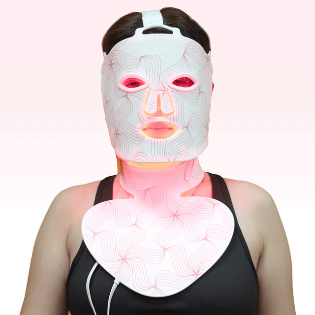 2025 Beauty Products Led Red Light Therapy Face Mask Black Led Face Mask Led Mask Beauty Therapy Face Light