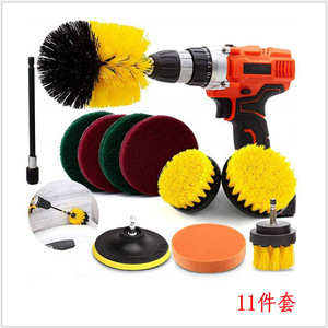 Electric Cleaning Brush Head Set 4 Inch Nylon Bristles Multi Functional For Home Floor Tile Wall Cleaning - Product Image 3