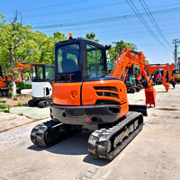 Miniexcavadora Hidráulica Usada U55 con Motor Japonés Original, Modelo 2023, 5.5 Toneladas, Bajo Consumo de Combustible, Excelente Estado
