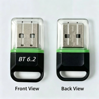 Adaptateur USB BT6.2, mini dongle sans fil BT, plug and play, connexion stable pour PC, ordinateur portable, ordinateur de bureau, casque, haut-parleur, souris, clavier