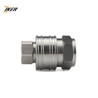 Connecteur rapide hydraulique droit série KA 13,8 MPA 3/8, prise sans valve, vente directe usine