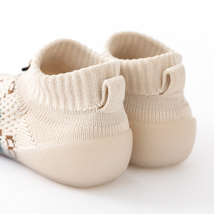 Usine 1-3 ans antidérapant sol tissé enfant en bas âge garçon bébé chaussures chaussures décontractées bébé chaussures chaussette - Product Image 3