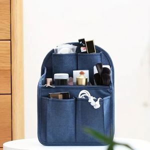 Sacs de rangement pour sac à dos, organiseur de voyage, insert en feutre, trousse à cosmétiques, multi-poches, accessoires pour sac à dos d'étudiant - Product Image 5