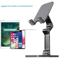 Support de téléphone portable de bureau pliable en gros pour tablette Table flexible Angle de bureau Support de téléphone portable intelligent réglable en hauteur