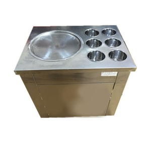 Thái phong cách chiên sữa chua và Ice Cream roll maker cán phẳng Pan Fry Ice Roll máy cho tự chế slushy xử lý - Product Image 3