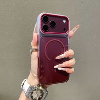 Coque de téléphone de luxe en silicone magnétique dégradé transparente antichoc pour iPhone 18 Pro Max 17 16 15 14 13