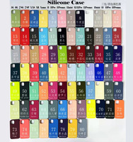 Coque de Téléphone en Silicone Liquide Souple Anti-Choc Couleur Personnalisée avec Emballage pour iPhone 16 15 14 13 12 Pro Max