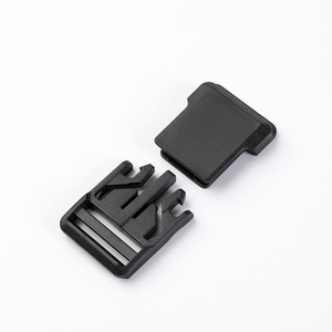 Jiuyuan Plastic Buckle 25mm Inner Diameter Black Solid Color Convenient Wear Resistant Backpack Luggage Waist <b>Bag</b> <b>Accessory</b> - Product Image 2