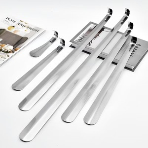 <span class=keywords><strong>Chausse</strong></span>-pieds en métal de grande taille avec logo OEM, long en acier inoxydable, aide à l'enfilage des chaussures - Product Image 2