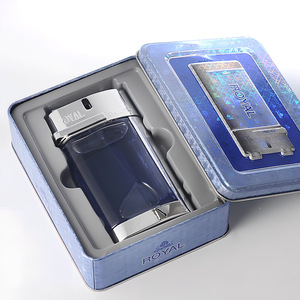 Haute qualité Royal hommes Cologne 100ml cadeau boîte de fer <span class=keywords><strong>parfum</strong></span> durable océan bois <span class=keywords><strong>parfum</strong></span> bleu hommes Eau De Toilette - Product Image 4