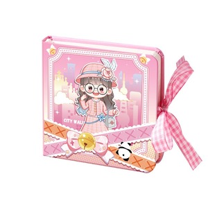 Cadeau pour enfants poche carré cahier fille dessin animé mignon manuel Portable Mini cahier papeterie fournitures - Product Image 1