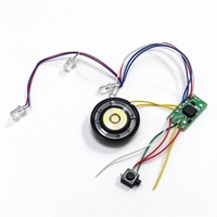 Carte PCBA pour pistolet électrique jouet Xinxing Eight Tone avec lumières et musique, matériau FR-4, moteur non inclus, accessoires d'usine source Chenghai