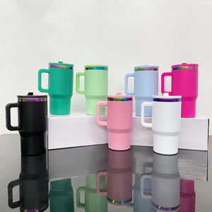 Magazzino USA arcobaleno placcato 20oz a prova di perdite a doppia parete in acciaio inox isolamento sottovuoto tazze per incisione laser - Product Image 2