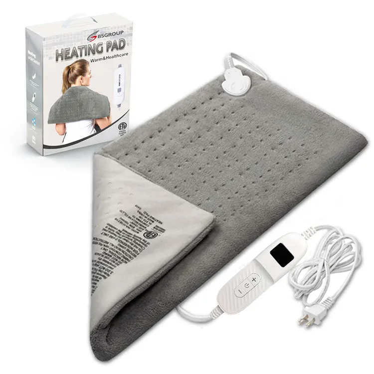 Bsgroup Fast Heating Machine Washable Personal Care Body Warmer Electric Heating Pad
