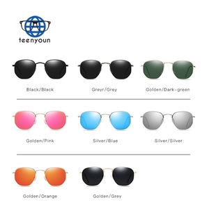 Lunettes <span class=keywords><strong>de</strong></span> soleil polarisées carrées Teenyoun 2023 Nouveauté pour hommes et femmes, verres <span class=keywords><strong>miroir</strong></span> polygonales <span class=keywords><strong>de</strong></span> haute qualité, personnalisables pour le cyclisme - Product Image 4