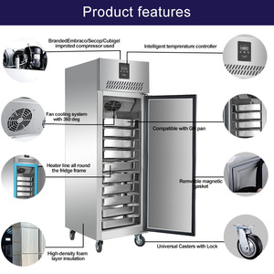 Refrigerador y Congelador Vertical Comercial de Acero Inoxidable, Proveedor de Equipos de Cocina para Hoteles, Restaurantes y Servicios de Catering GGN0.6F-1M - Product Image 5