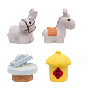 2024 nouveaux modèles résine <span class=keywords><strong>jardin</strong></span> personnalisé réaliste tirer <span class=keywords><strong>moulin</strong></span> âne figurine jouet ferme animal miniature bricolage paysage décoration - Product Image 2