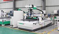Routeur à bois M6 à double broche pour perçage et découpe, 4,5 kW, 6 kW, 1325, machine de fraisage CNC pour le bois
