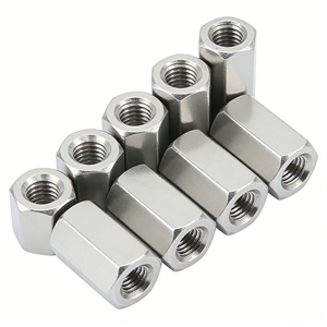 Bibo Yaente Factory Extended Thickened Long Nuts | Full-thread Threaded Rod Connection <b>Fasteners</b> for Fixing Hexagon Coupling - Product Image 5