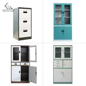 High Quality Steel Cupboard Locker 2 Door metal Cabinet iron Cupboard With Locks For Home Storage Single Office Cupboard