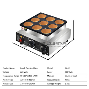 Machine à <span class=keywords><strong>Crêpes</strong></span> <span class=keywords><strong>Électrique</strong></span> Antiadhésive Professionnelle, <span class=keywords><strong>Crêpière</strong></span> Hollandaise Commerciale Personnalisée, Machine à Mini Pancakes <span class=keywords><strong>Électrique</strong></span> - Product Image 2