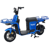 Vélo électrique 1000W 60V avec cadre en acier et batterie 60V V8, idéal pour la livraison de marchandises et de repas - Vente en gros directe usine Chine 2026
