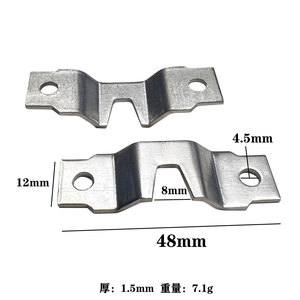 ตะขอแขวนกรอบรูปโลหะ 48 มม. หนา 1.5 มม. แบบสองรู สำหรับแขวนกรอบรูป - Product Image 1