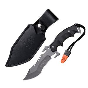 Cuchillo Bowie Trident de Punta Recta para Camping y Actividades al Aire Libre, Acero Inoxidable, Mango de Plástico, 5mm de Grosor, 20cm de Corte, OEM - Product Image 1