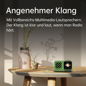 Haut-parleur portable intelligent sans fil pour l'extérieur, mini, avec radio FM, écran tactile, pour téléphone portable, scène, compatible V5.3 IPX5 - Product Image 5