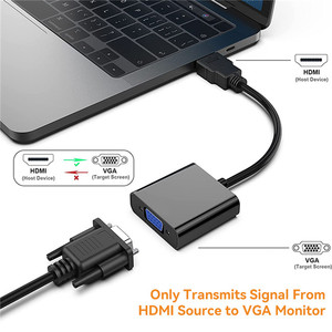Đầu Nối Mạ Vàng Thông Dụng OEM Bộ Chuyển Đổi HDMI Sang <span class=keywords><strong>VGA</strong></span> Hỗ Trợ Độ Phân Giải 1080P Cho Màn Hình Máy Tính Xách Tay - Product Image 4