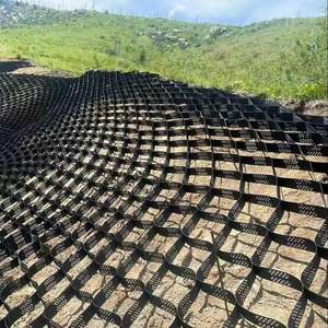 Géocell HDPE 100-330, écologique et durable, pour la protection des fondations <span class=keywords><strong>de</strong></span> routes, la protection des pentes, les parkings, les allées, les murs <span class=keywords><strong>de</strong></span> soutènement - Product Image 1