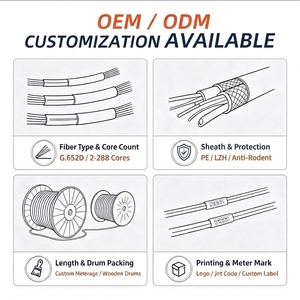 Cable <span class=keywords><strong>de</strong></span> Fibra Óptica para Exteriores GYFTY73 <span class=keywords><strong>de</strong></span> 432 Núcleos G655 Monomodo con Doble Cubierta, 2 km <span class=keywords><strong>de</strong></span> Longitud, Sin Metal, con Elemento <span class=keywords><strong>de</strong></span> Refuerzo, Precio con Descuento - Product Image 3