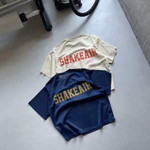 Maillots de football et t-shirts de sport en maille, col roulé, coupe carrée, 100 % coton, formels, unis, avec motifs personnalisés, du fabricant - Product Image 4