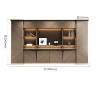 Bureau table de bureau nouvelle lumière luxe en bois massif bureau de patron en cuir vente populaire