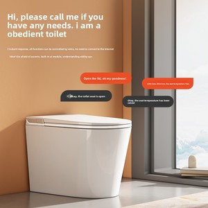 Inodoro Inteligente Compacto con Asiento Calefactado, Control Remoto y Descarga por Sifón - Diseño Automático que Ahorra Espacio - Product Image 5