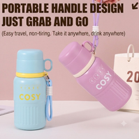 Bouteille isotherme en acier inoxydable, gourde anti-fuite grande capacité, thermos portable pour les voyages en extérieur