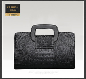 Sac fourre-tout en PU de haute qualité pour femme, sac à main de luxe, vente en gros - Product Image 4