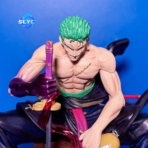 Nouveau Produit en Stock: Boîte d'assise <span class=keywords><strong>One</strong></span> Pieced BT <span class=keywords><strong>POP</strong></span> Double Tête Interchangeable <span class=keywords><strong>Zoro</strong></span> Cadeau Ornement - Product Image 5