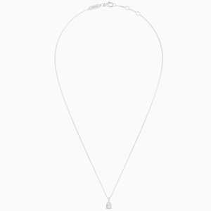 Collar con Colgante de Oro de 14K/18K/22K con Corte de Pera y Piedras Laterales de Diamante, Personalizable, Cultivado en Laboratorio, Claridad VVS-SI, Color G, Lujoso, Unisex - Product Image 2