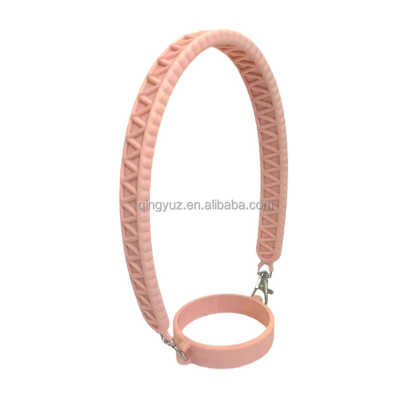 Personalized Nylon ID Card Crossbody Strap Fashionable Silicone Cell Phone Lanyard Image 5
