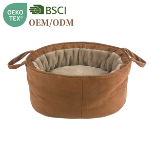 Proveedor líder de mascotas <span class=keywords><strong>Jema</strong></span> cama de nido de perro de lujo personalizada suave polar y gamuza moderna bolsa de transporte para perros y gatos - Product Image 2