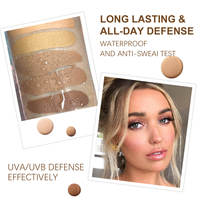 Vegan Waterproof Matte Squeeze Tube Foundation Fond de Teint Liquide Fond de Teint Marque Privée pour Visage Couverture Complète