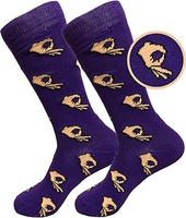 Chaussettes habillées pour femmes à motif animaux amusants, avec logo personnalisé sur le revers, en Spandex/Nylon/Coton, respirantes et absorbant la transpiration, vente en gros